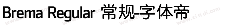 Brema Regular 常规字体转换